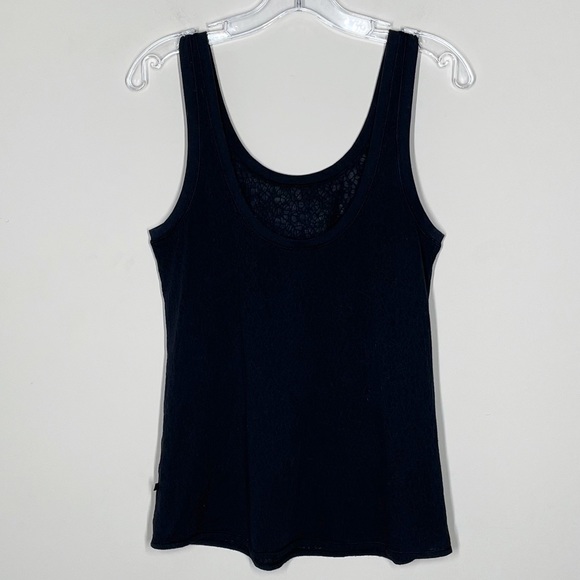 Lululemon Wave Design Flowy Black Tank Top size 6 - Picture 1 of 3